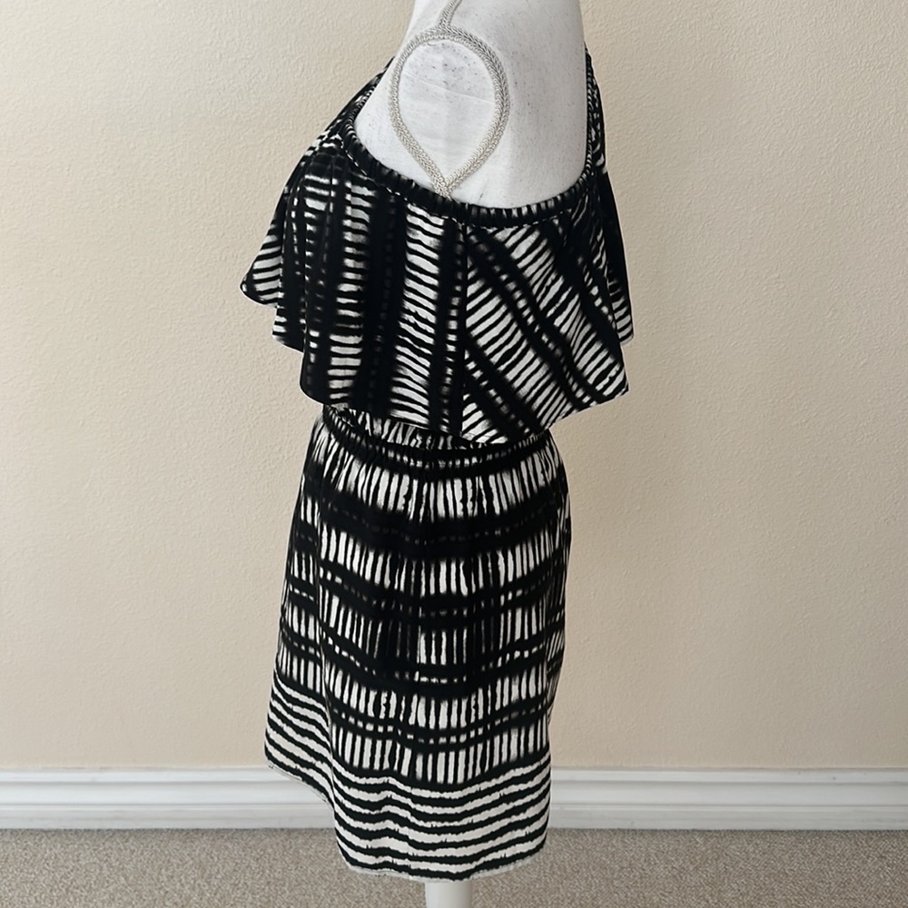 Express One Shoulder Ruffle Sress - Picture 4 of 8